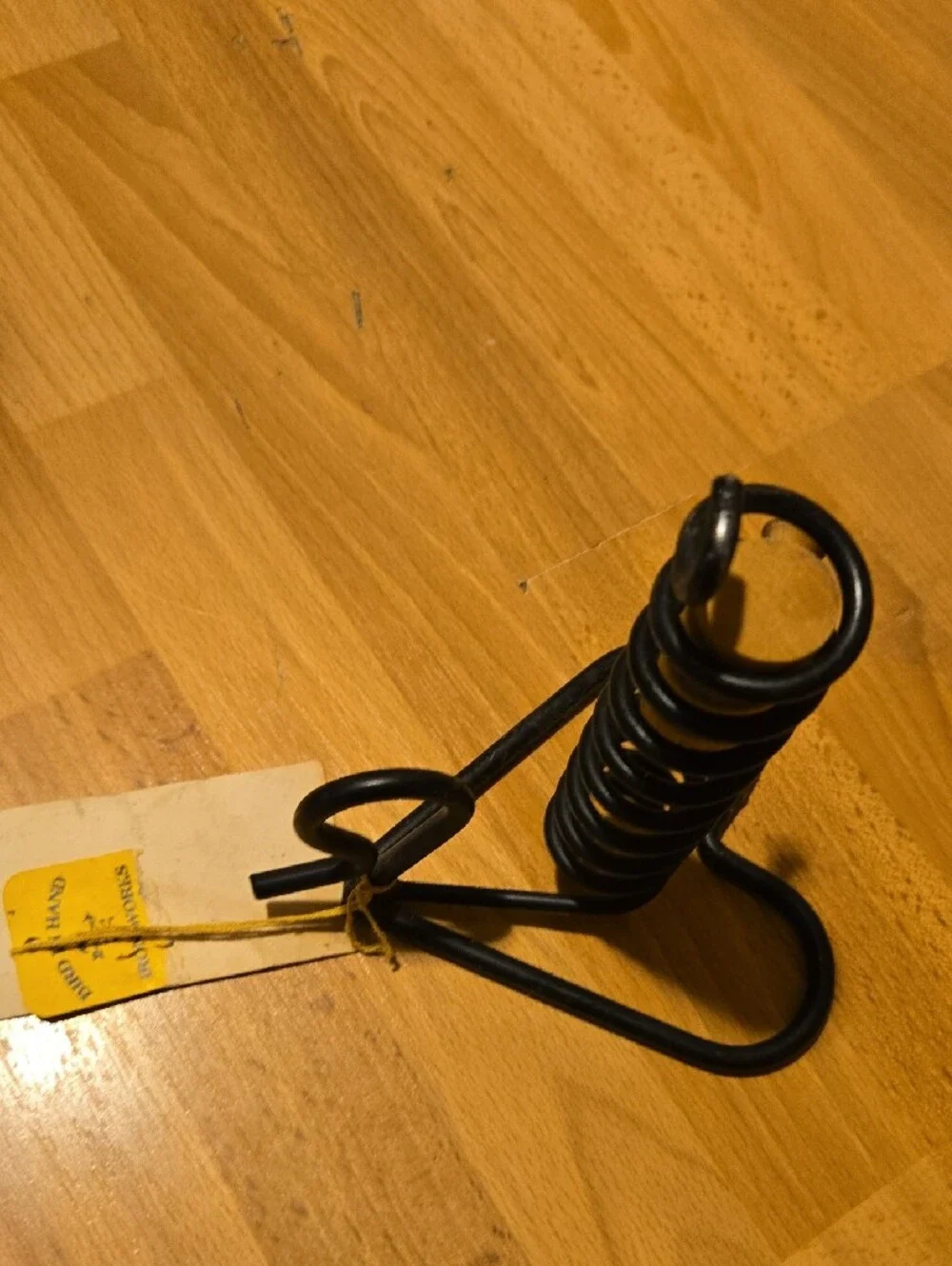 Black Spiral Metal Fireplace Tool Stand